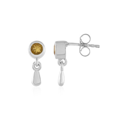 Citrine Silver Earrings