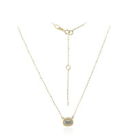 18K IF (D) Diamond Gold Necklace