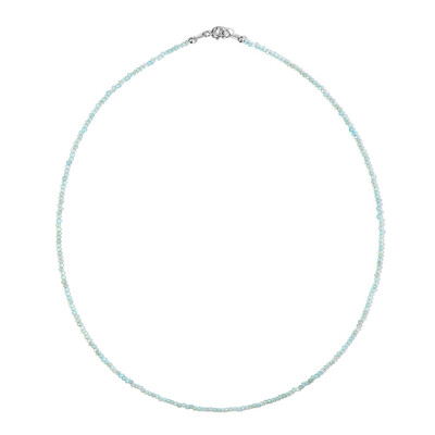 Blue Apatite Silver Necklace