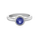 Tanzanite Silver Ring