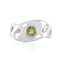 Yellow Beryl Silver Ring (de Melo)