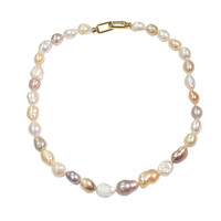 Freshwater pearl Silver Necklace (TPC)