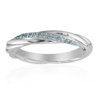 Sky Blue Topaz Silver Ring