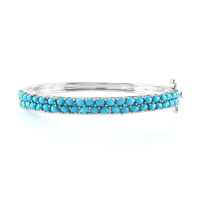 Sleeping Beauty Turquoise Silver Bangle (Faszination Türkis)