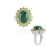 Malachite Silver Ring