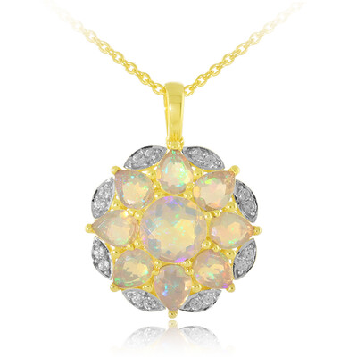 Welo Opal Silver Necklace