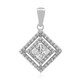 Zircon Silver Pendant