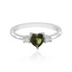 Moldavite Silver Ring