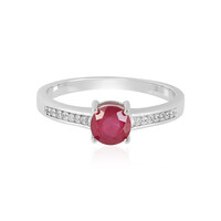 Madagascar Ruby Silver Ring