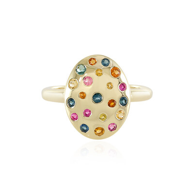 9K Yellow Tourmaline Gold Ring (de Melo)