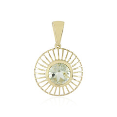 9K Green Amethyst Gold Pendant (Ornaments by de Melo)