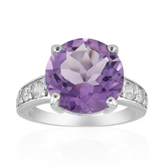 Amethyst Silver Ring