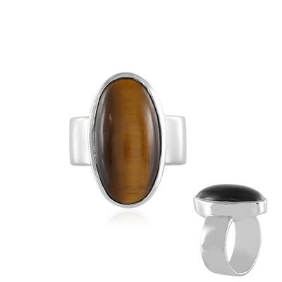 Tiger´s Eye Silver Ring