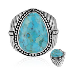 Kingman Blue Mojave Turquoise Silver Ring (Art of Nature)