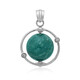 Amazonite Silver Pendant