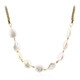 White Freshwater Pearl Silver Necklace (TPC)