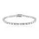 White Topaz Silver Bracelet