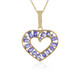 Tanzanite Silver Necklace