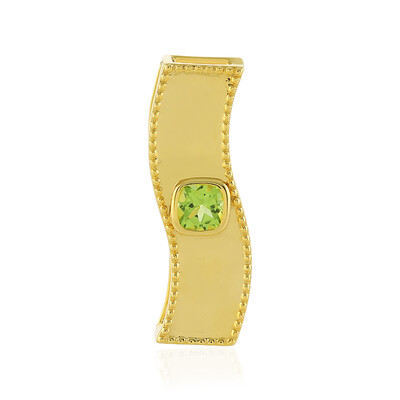 Peridot Silver Pendant (MONOSONO COLLECTION)