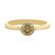 Yellow Zircon Silver Ring