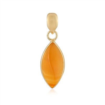 Carnelian Silver Pendant