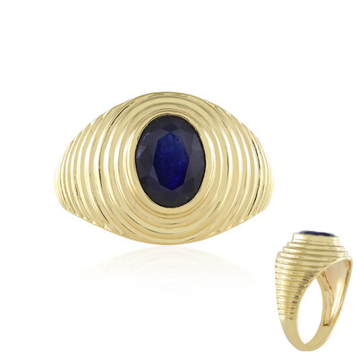 Madagascar Blue Sapphire Silver Ring