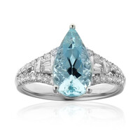 18K AAA Brazilian Aquamarine Gold Ring (CIRARI)