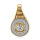 9K SI1 (G) Diamond Gold Pendant (Annette)