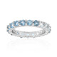 Sky Blue Topaz Silver Ring