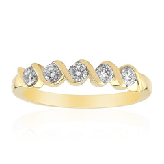 9K SI1 (G) Diamond Gold Ring