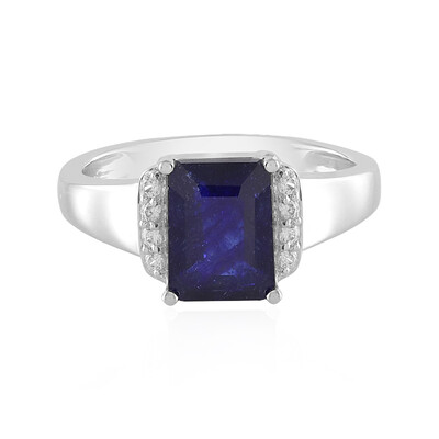 Madagascar Blue Sapphire Silver Ring