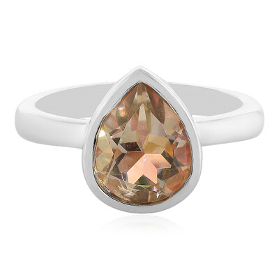 Luna Quartz Silver Ring