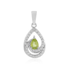 Peridot Silver Pendant