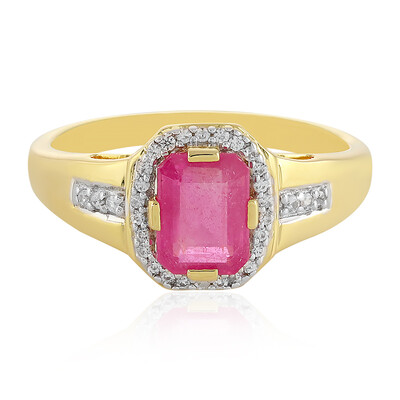 Madagascar Pink Sapphire Silver Ring