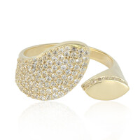 9K Zircon Gold Ring (Adela Gold)