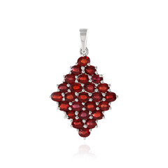 Tanzanian Ruby Silver Pendant