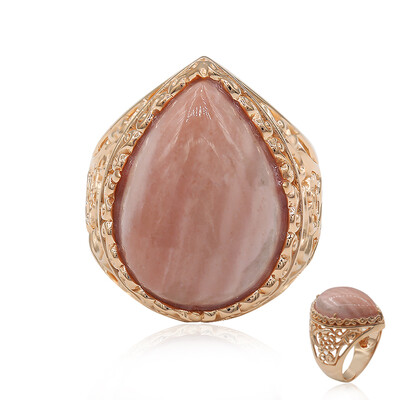 Australian Pink Opal Silver Ring (Art of Nature)