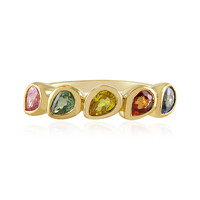 Yellow Sapphire Silver Ring