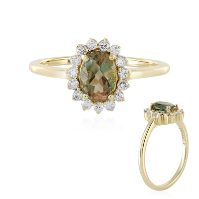 14K Oregon Sunstone Gold Ring (AMAYANI)