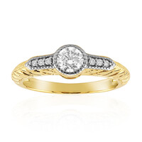 14K SI1 (G) Diamond Gold Ring