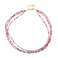 Fancy Spinel Silver Necklace