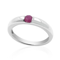 Ruby Silver Ring