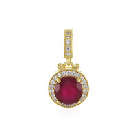 Madagascar Ruby Silver Pendant