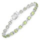 Peridot Silver Bracelet