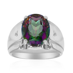 Mystic Quartz Silver Ring