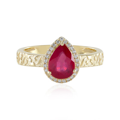 9K Bemainty Ruby Gold Ring