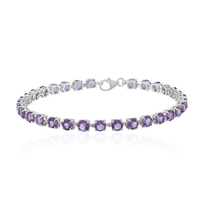 Amethyst Silver Bracelet