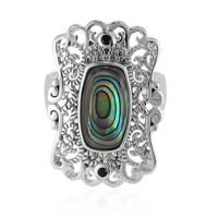 Abalone Shell Silver Ring (Art of Nature)