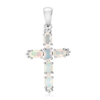 Welo Opal Silver Pendant