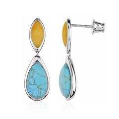 Turquoise Silver Earrings